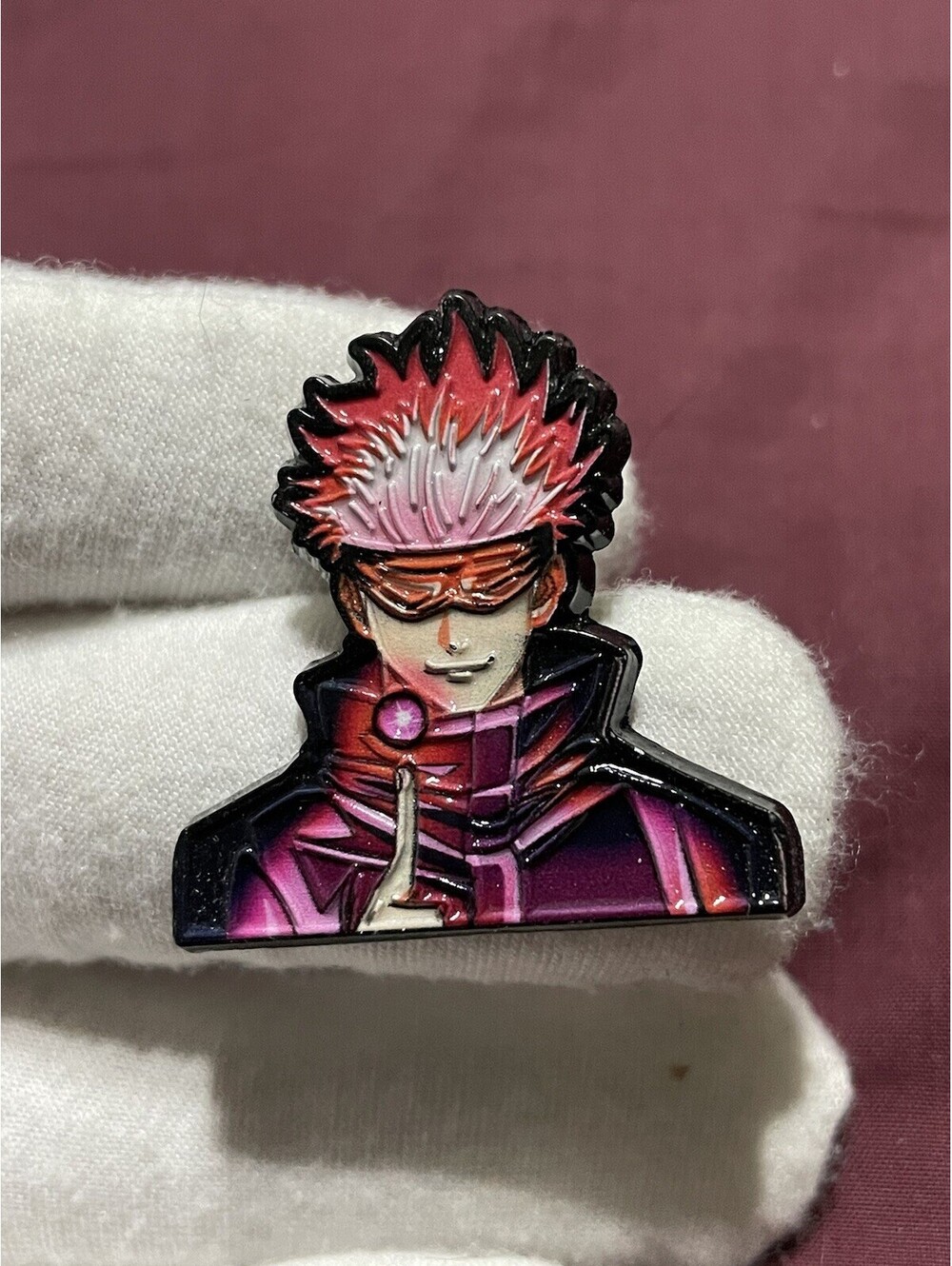Jujutsu Kaisen Satoru Gojo Enamel Pin Brooch Anime Gift power